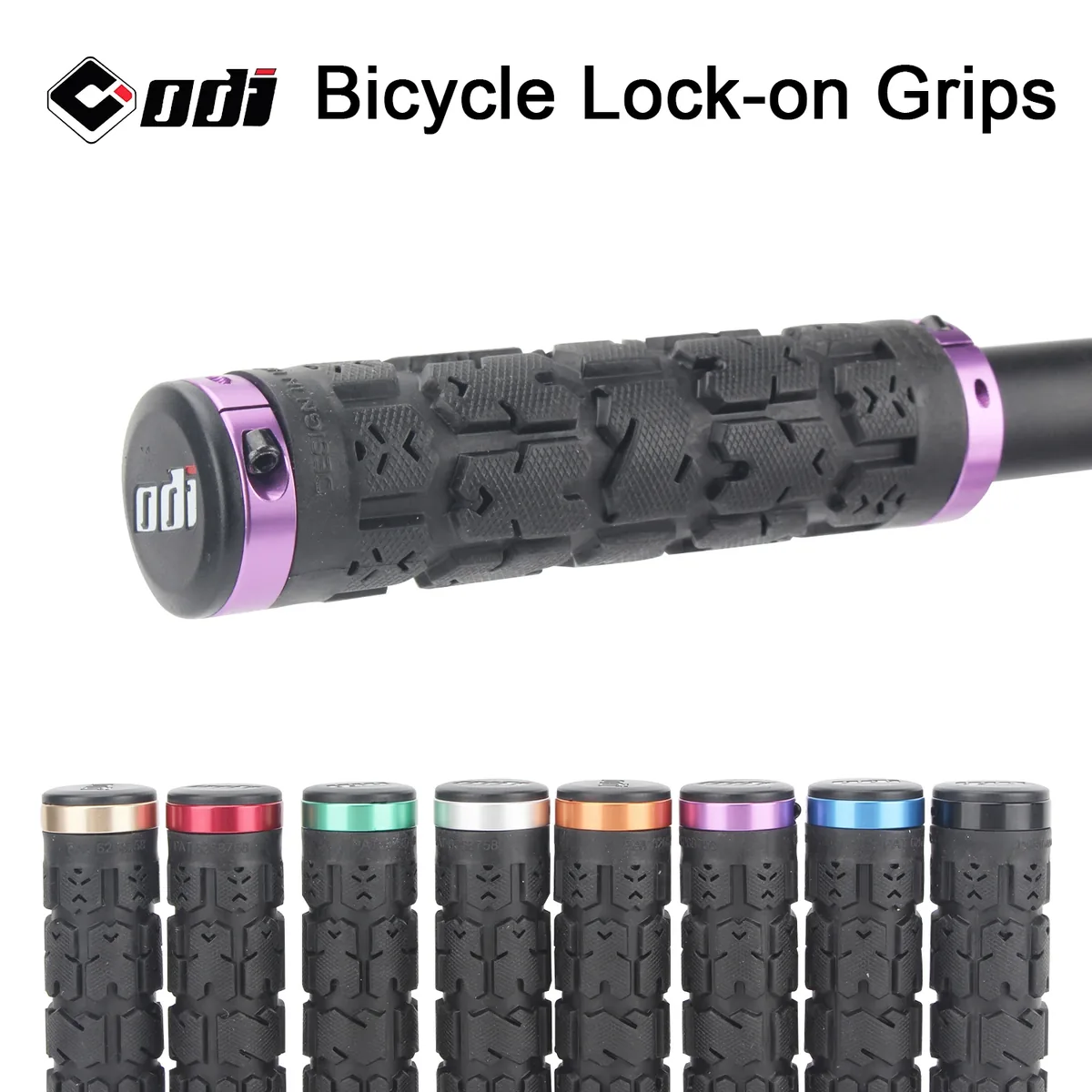 Chwyty kierownicy do hulajnogi KuKirin — ODI Rogue Lock-On 130 mm, 8 kolorów obejm
