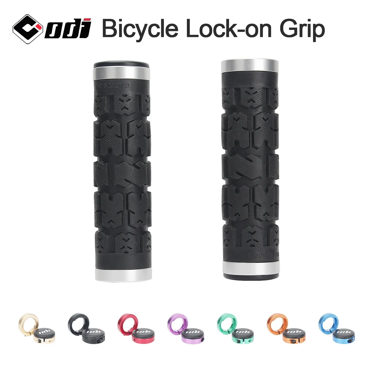 Chwyty kierownicy do hulajnogi KuKirin — ODI Rogue Lock-On 130 mm, 8 kolorów obejm