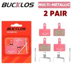Klocki hamulcowe KuKirin — multi-metaliczne, komplet na 2 koła (Shimano B01S/B03S/B05S-RX)