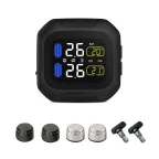 Czujnik ciśnienia w oponach do hulajnogi KuKirin — TPMS CAREUD M3, wyświetlacz LCD, 2 czujniki